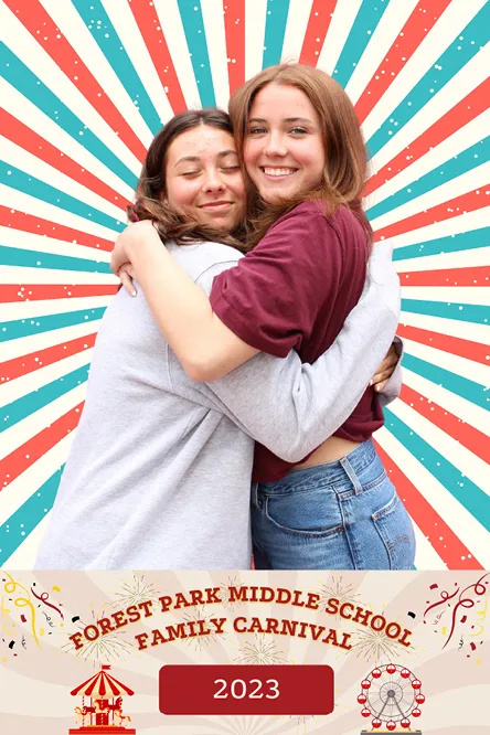 Ticket photo booth print layout sample