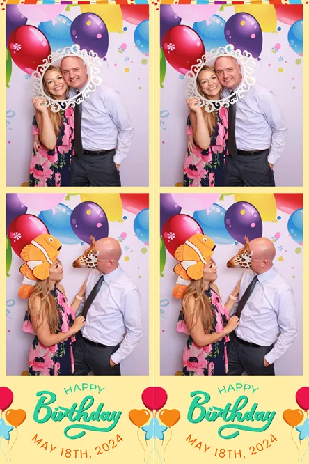 Strip 2 photo booth print layout sample