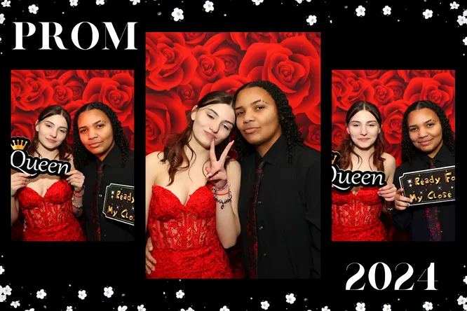 Horizontal 3 XL photo booth print layout sample