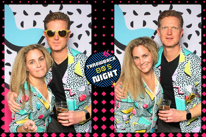 Horizontal 2 Tall photo booth print layout sample