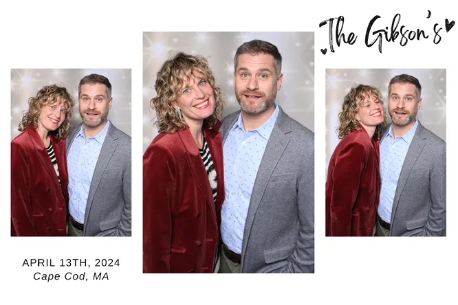 Horizontal 3 XL photo booth print layout sample