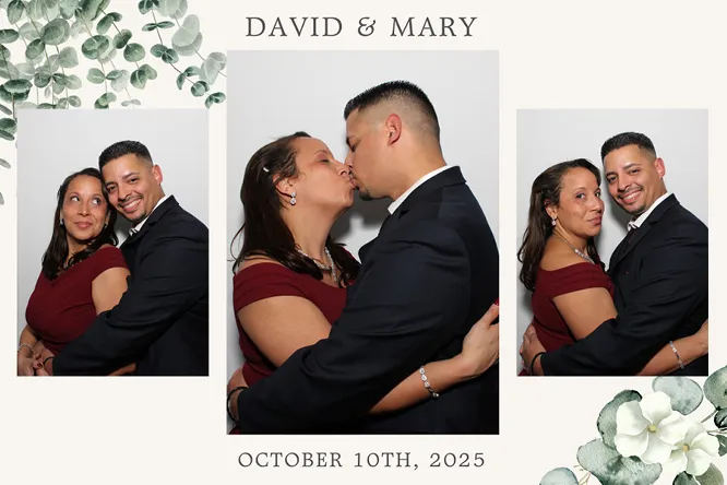 Horizontal 3 XL photo booth print layout sample