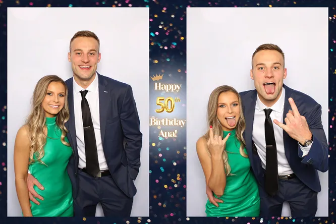 Horizontal 2 Tall photo booth print layout sample