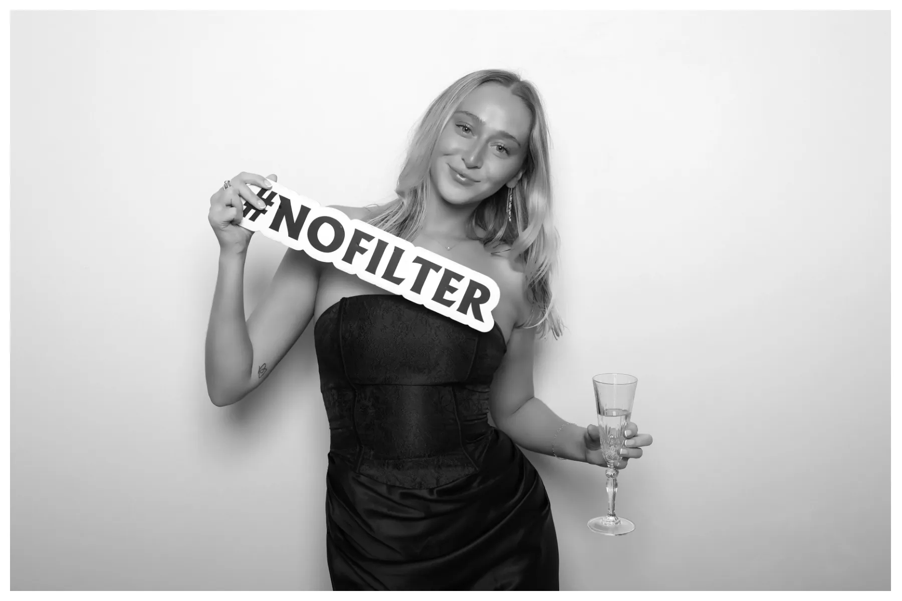 Studio Single photo booth print layout sample