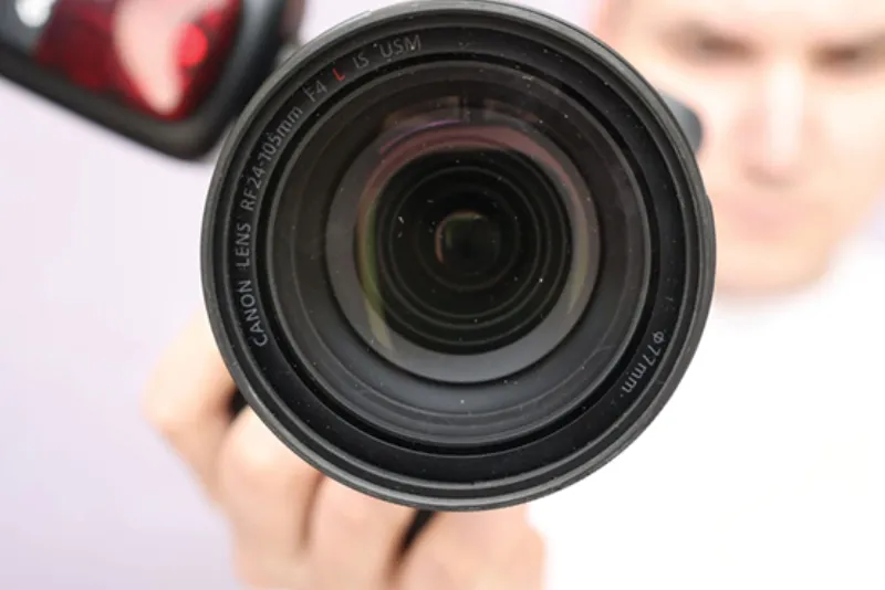 Eventographer photographing guests at an enhanced event experience