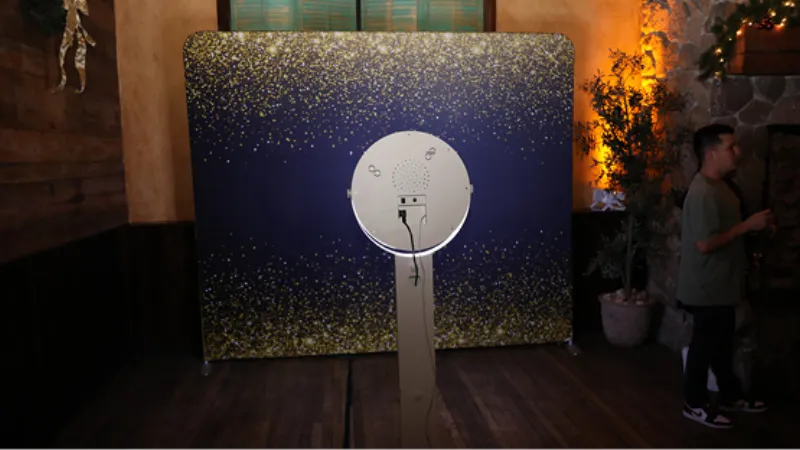 GIF booth creating animated looping photo sequences at a party
