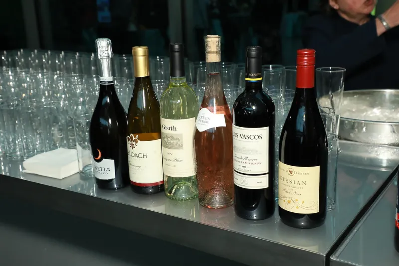 Roaming photographer at a wedding reception