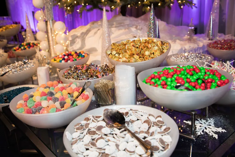 Eventographer covering a multi-space corporate event