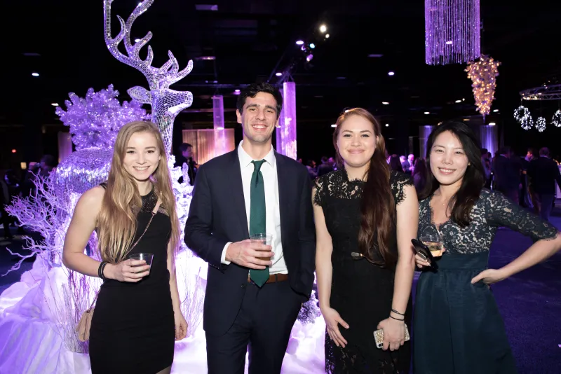 Candid group photo at a celebration