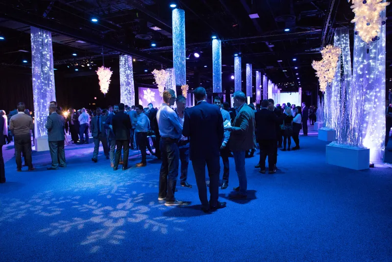 Eventographer capturing candid guest interactions