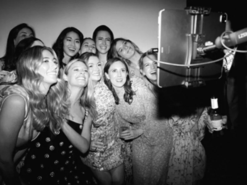 Group photo taken by the HD Tripod Pro booth