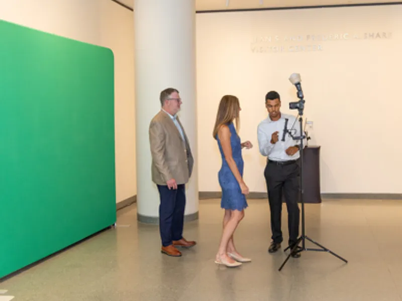 HD Tripod Pro booth set up at an outdoor event